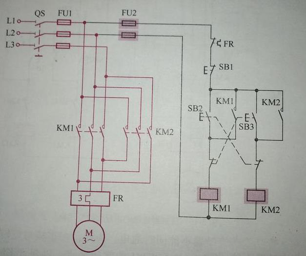 按鈕開關互鎖接線原理圖.jpg 按鈕開關互鎖接線原理圖.jpg