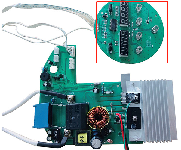電磁爐帶開關主板