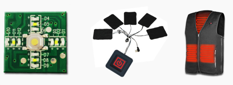 發(fā)熱內(nèi)衣輕觸開關主板開發(fā)案例