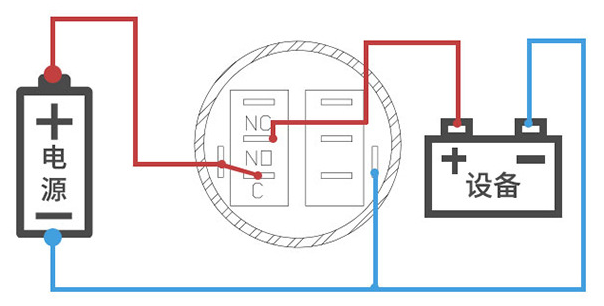 25mm金屬按鈕開關接線圖 25mm金屬按鈕開關接線圖