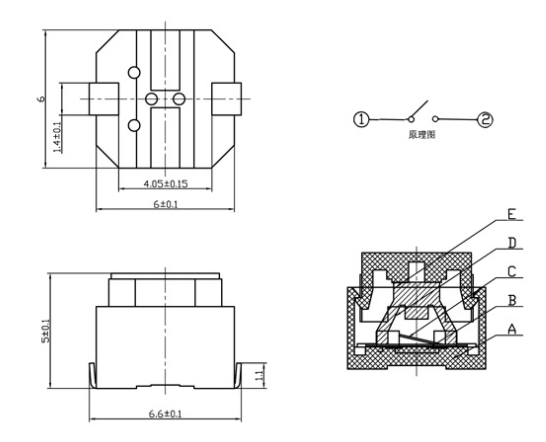 無聲輕觸開關尺寸 無聲輕觸開關尺寸